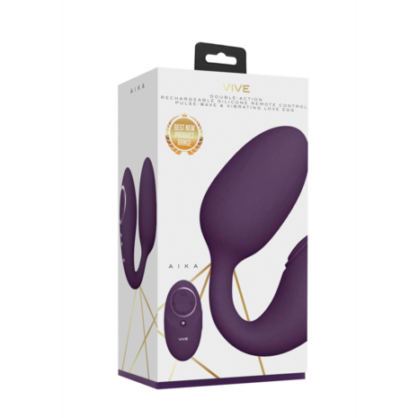 Aika - Pulse Wave  Vibrating Love Egg - Paars