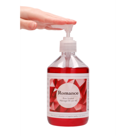 Romance - Massageolie - Rozengeur - 17 fl oz / 500 ml