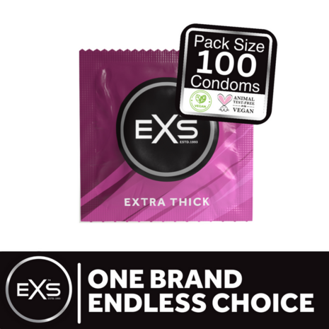 EXS Extra Thick - Condoms - 100 Stuks