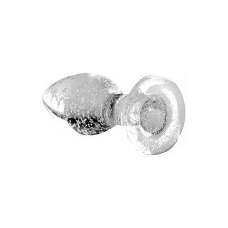 Glow-In-The-Dark - Glazen Buttplug - Klein