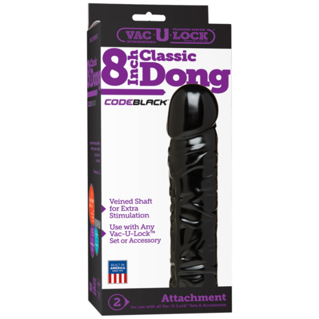 CodeBlack - Classic Dildo - 8 / 20 cm