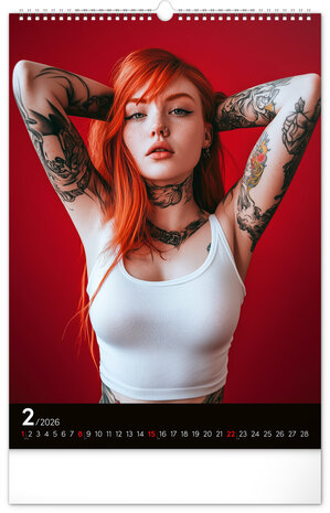 Tattoo Girls Kalender 2026