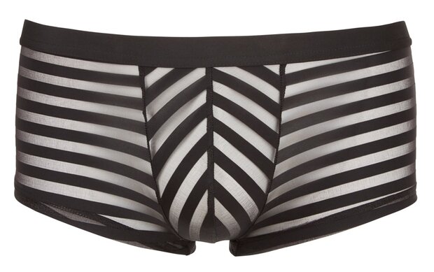 Semi-transparante Herenshort - Zwart