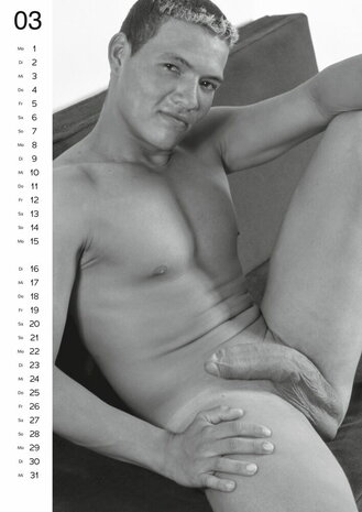 Pin-up Kalender Real Cocks 2027