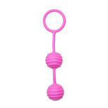 Vaginale Balletjes Horizontale Ribbels - Roze Vaginale Balletjes Horizontale Ribbels - Roze