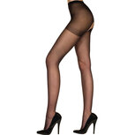 Klassieke Panty Met Open Kruis - Zwart Klassieke Panty Met Open Kruis - Zwart