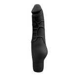 Realistische siliconen vibrator - zwart Realistische siliconen vibrator - zwart