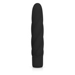 Zwarte siliconen vibrator Zwarte siliconen vibrator