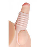 Really Ample - geribbelde penis sleeve Really Ample - geribbelde penis sleeve
