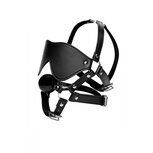 Kunstleren Masker Met Ball Gag Kunstleren Masker Met Ball Gag