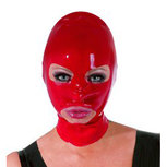 Latex Hoofdmasker - Rood Latex Hoofdmasker - Rood