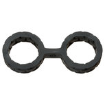 Japanse Bondage Siliconen Handboeien - Zwart Japanse Bondage Siliconen Handboeien - Zwart
