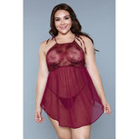 Alana Nachtjurkje - Plus Size - Rood Alana Nachtjurkje - Plus Size - Rood