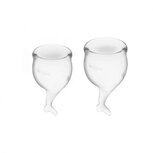 Satisfyer Feel Secure Menstruatie Cup Set - Transparant Satisfyer Feel Secure Menstruatie Cup Set - Transparant