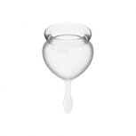 Satisfyer Feel Good Menstruatie Cup Set - Transparant Satisfyer Feel Good Menstruatie Cup Set - Transparant