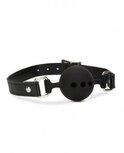 Noir - Siliconen Ball Gag Met Luchtgaten - Zwart Noir - Siliconen Ball Gag Met Luchtgaten - Zwart