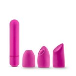 Rose - Euphoria Bullet Vibrator Met Opzetstukken - Roze Rose - Euphoria Bullet Vibrator Met Opzetstukken - Roze