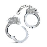 Temptasia - Bling Verstelbare Handboeien - Zilver Temptasia - Bling Verstelbare Handboeien - Zilver
