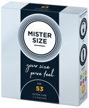 MISTER.SIZE 53 mm Condooms 3 stuks MISTER.SIZE 53 mm Condooms 3 stuks
