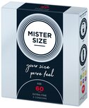 MISTER.SIZE 60 mm Condooms 3 stuks MISTER.SIZE 60 mm Condooms 3 stuks