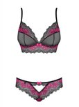 Tulia 2-Delige BH Set - Zwart/Roze Tulia 2-Delige BH Set - Zwart/Roze
