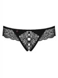 Miamor String Met Open Kruisje - Zwart Miamor String Met Open Kruisje - Zwart