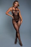 Midnight Desire Sexy Catsuit - Zwart Midnight Desire Sexy Catsuit - Zwart