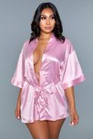 Getting Ready Satijnen Kimono - Roze Getting Ready Satijnen Kimono - Roze
