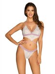 Lilyanne Uitdagende Kanten Body - Wit/Lila Lilyanne Uitdagende Kanten Body - Wit/Lila