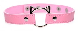 Kinky Kitty Ring Slim Choker - Roze Kinky Kitty Ring Slim Choker - Roze