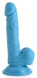 Poppin Dildo 16,5 cm - Blauw Poppin Dildo 16,5 cm - Blauw