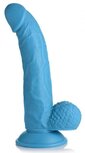 Poppin Dildo 19 cm - Blauw Poppin Dildo 19 cm - Blauw