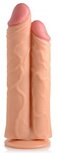 Double Stuffer Dubbele Dildo 25 cm - Beige Double Stuffer Dubbele Dildo 25 cm - Beige