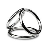 Sinner - Triad Chamber Metalen Cock- En Balring - Large Sinner - Triad Chamber Metalen Cock- En Balring - Large