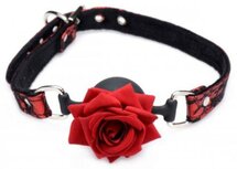 Opvallende Ball Gag Met Roos Opvallende Ball Gag Met Roos