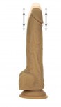 Naked Addiction - Realistische Stotende Dildo met Afstandsbediening - 23 cm Naked Addiction - Realistische Stotende Dildo met Afstandsbediening - 23 cm