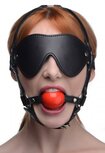 Kinky Verstelbaar Harnas Met blinddoek En Ballgag Kinky Verstelbaar Harnas Met blinddoek En Ballgag