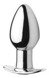 Chrome Blast Oplaadbare Buttplug Met Afstandsbediening - Groot Chrome Blast Oplaadbare Buttplug Met Afstandsbediening - Groot