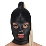 Ponytail Bondage Hood - Zwart Ponytail Bondage Hood - Zwart