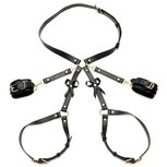 Bondageharnas met strikken XL/2XL - Zwart Bondageharnas met strikken XL/2XL - Zwart