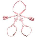 Bondageharnas met strikken XL/2XL - Roze Bondageharnas met strikken XL/2XL - Roze